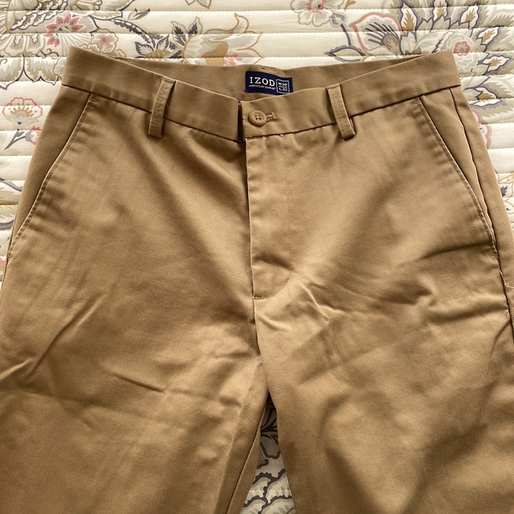 IZOD Khaki Men Pants - W30 L32